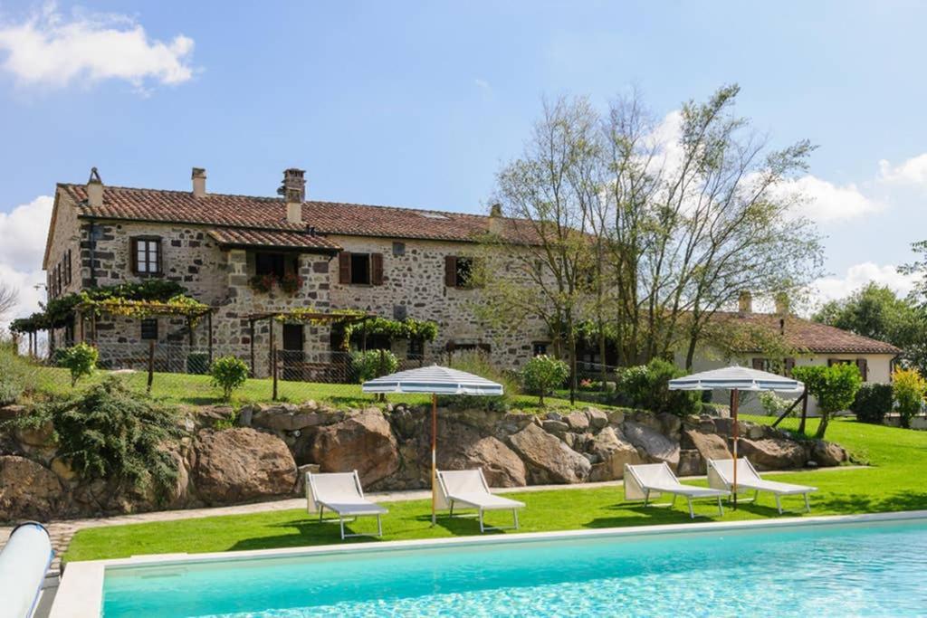 Girasole Cottage Overlooking The Orcia Valley In Tuscany 拉迪科法尼 外观 照片