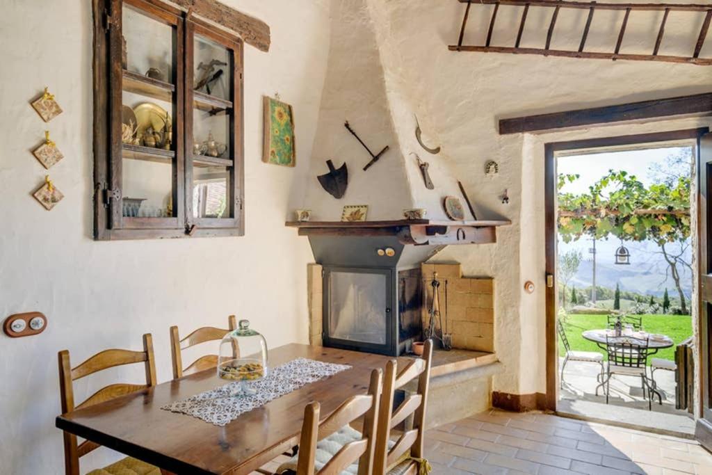 Girasole Cottage Overlooking The Orcia Valley In Tuscany 拉迪科法尼 外观 照片